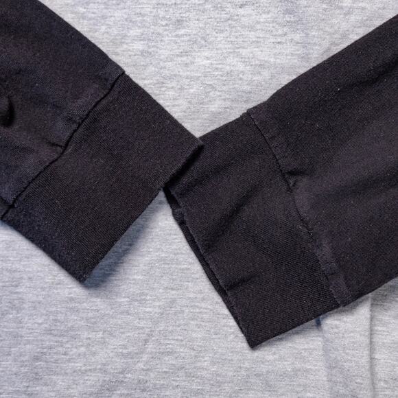 Harley Davidson USA Race Logo Baseball Tee Gray Black Long Sleeve Tshirt Mens L - Picture 6 of 8